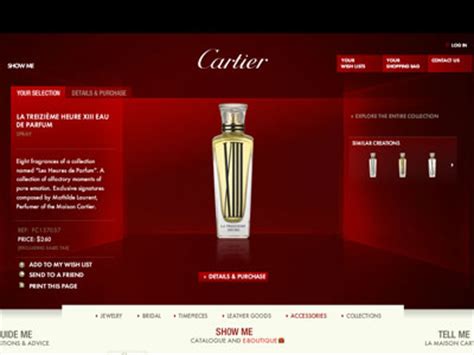 cartier fragrance website